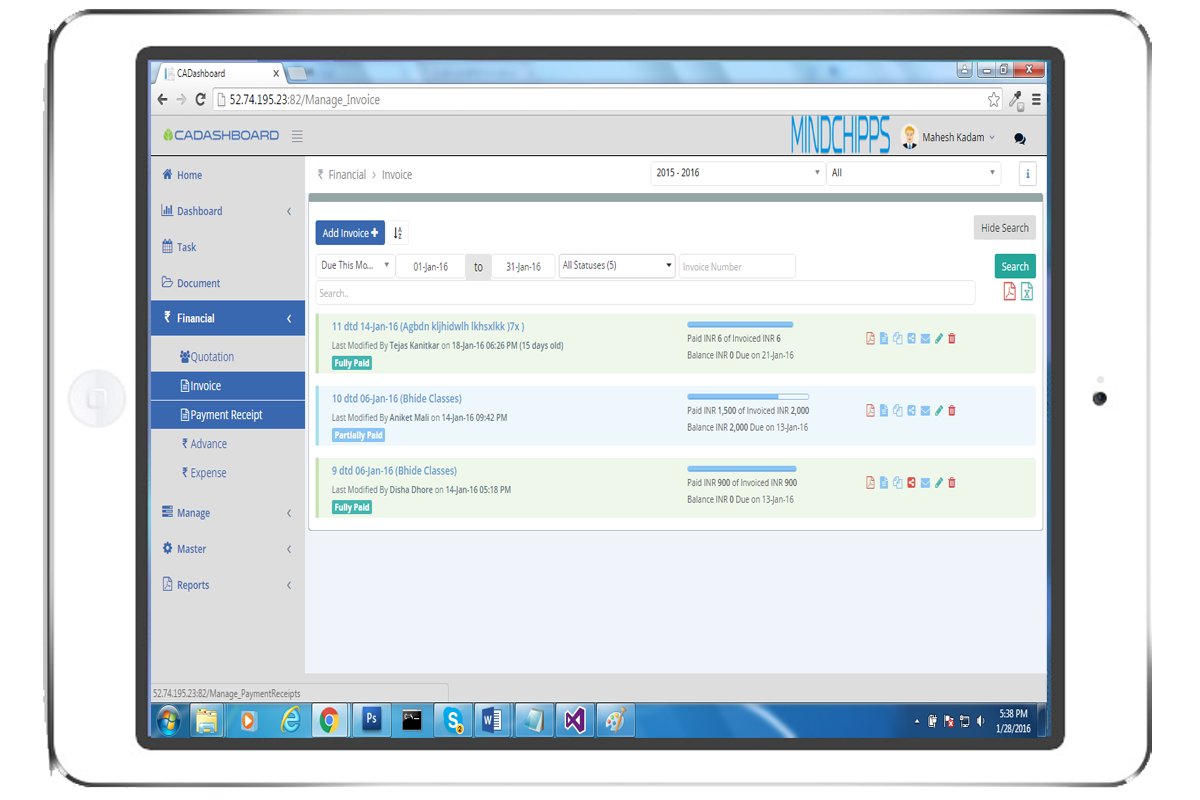 Financial Management Software for Professional